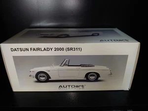 AUTOart 1/18 Datsun Fairlady 2000 SR311 White Diecast Model Car - Picture 1 of 7