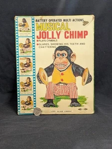 Vintage Daishin Musical Jolly Chimp with Box - Not Working but Great Condition! - Picture 1 of 4