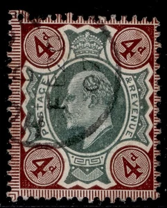 GB EDVII SG236a ESPEC M24(1), 4d verde y marrón choc (C), BIEN USADO. Gato 20€. CDS - Imagen 1 de 1