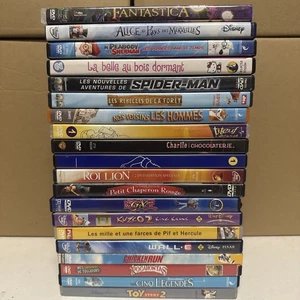 LOT DE 20 DVD originaux Dessins Animées Films Animations Enfant Disney Et Autres - Imagen 1 de 1