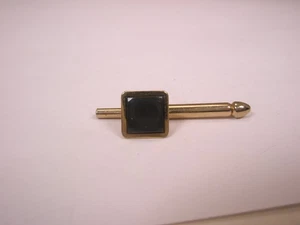 SINGLE(1) 1/4" Gray MOP Square Vintage SWANK Formal Tuxedo Prom Shirt Stud c198 - Picture 1 of 5