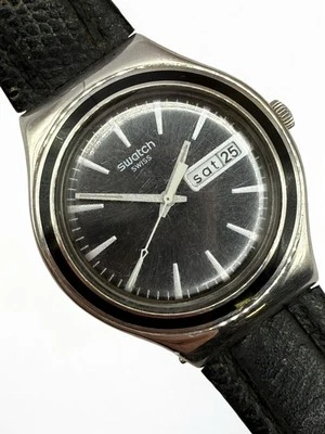 Swatch Swiss Irony уголь костюм YGS744 новый аккумулятор 36 мм читать - Изображение 1 из 4