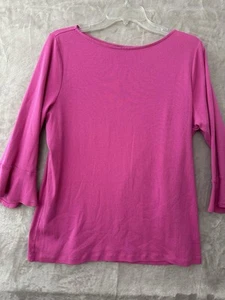 Blusa Camisa Blusa Lauren Ralph Lauren Top Mujer 1X Volantes Manga Campana Talla Grande - Imagen 1 de 14