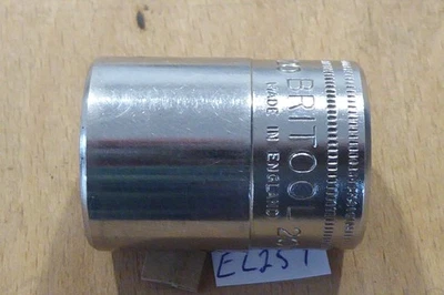 BRITOOL EBM20 20mm 1/2" drive Bi-hex standard socket made in England - Image 1 of 4