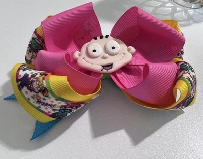Clip de moño de pelo hecho a mano Tommy inspirado en Rugrats Foto 1 de 4