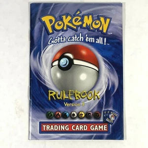 Pokemon Sammelkartenspiel Regelbuch Version 3 Basisset 1999 Zauberer der Küste - Bild 1 von 2