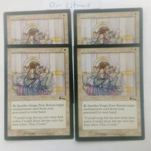 4x Tragic Poet Urza's Legacy MTG Great Condition - Picture 1 of 2
