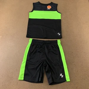 The Children's Place Boys Small (5/6) Black Colorblock 2-Piece Performance Set - Picture 1 of 9