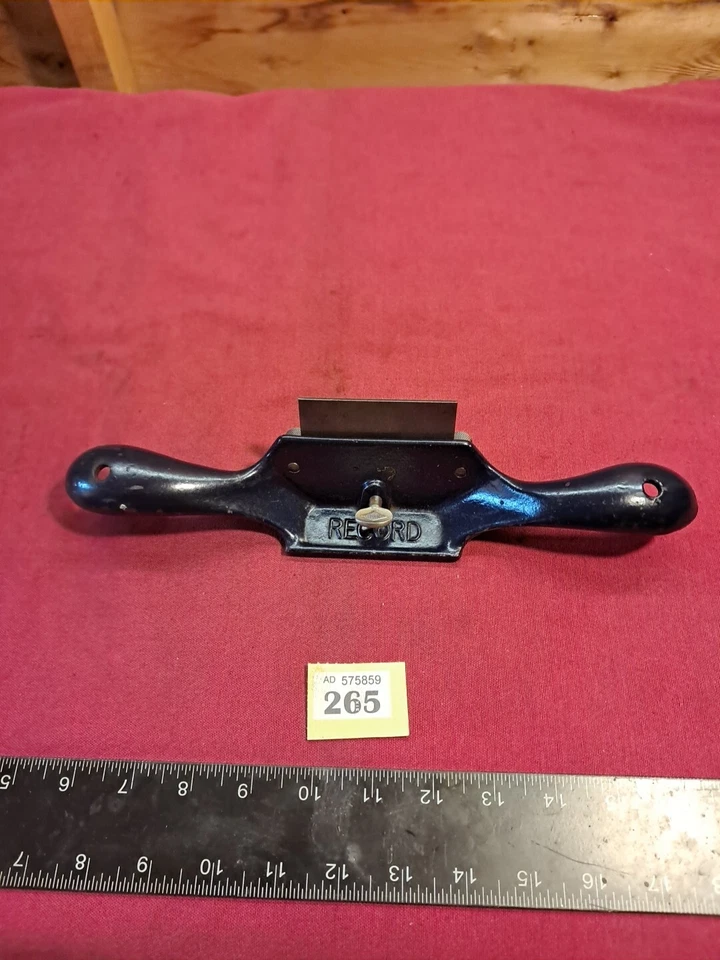 Vintage Record 080 Scraper in Good Condition With Unusually a Perforated Cutter - Image 1 of 4