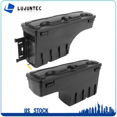 Caja de herramientas de almacenamiento de caja de camioneta para Ford F250 F350 F450 Super Duty 99-16 izquierda+derecha Foto 1 de 4