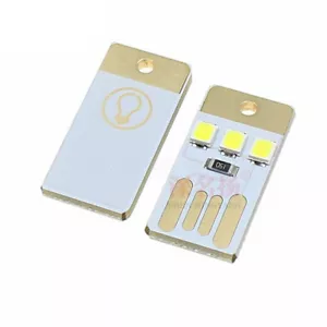 2-pak Super Mini 3-LED USB Mała lampka nocna PC Laptop Lampka kieszonkowa Kolor Losowy G - Zdjęcie 1 z 7