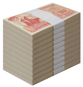 Indonesia 100 Rupiah, 1995, P-127d, UNC X 1000 PCS Brick - Picture 1 of 2