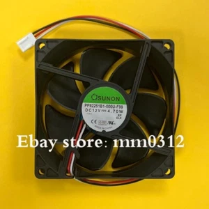 SUNON PF92251B1-000U-F99 9025 DC12V 4.7W 9CM 3-Pin ball cooling fan - Picture 1 of 2