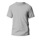 Men's Plain T-Shirt Round Neck Soft Regular Relaxed Casual All Occasions Tee