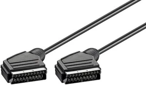 2m Scart Cable Audio/Video Shielded 20 Pole Loaded #d334 - Zdjęcie 1 z 1