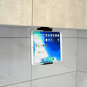 Desk Shelf,Kitchen Cabinet Tablet Holder for for iPhone,iPad Pro Air,Mini,Galaxy - Picture 1 of 9