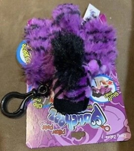 ZANY ZEBRA POUCHEEZ BAG CHARM PILLOW PETS SQUEEZE ME! STUFF ME! CLIP ME!! - Picture 1 of 2