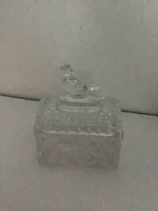 Hofbauer Byrdes Collection Crystal Treasure Trinket Box - Picture 1 of 4