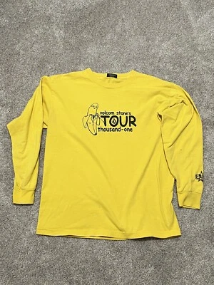 Volcom T Shirt Mens XL Gray Long Sleeve Graphic Sleeve Jersey Tee Skater Crew - Image 1 of 4