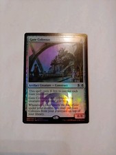 MTG Guilds of Ravnica 4x Foil Promo Gate Colossus NM