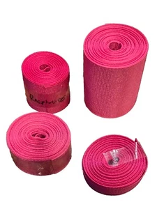 Lot of Solid Grosgrain Ribbon Polyester Craft Raspberry 3/8" 1" 1.5" 2.25" - Picture 1 of 2