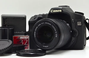 Canon EOS 50D DSLR Camera / EF-S 18-55mm F/3.5-5.6 IS STM , 32MB CFCard JAPAN - Picture 1 of 23