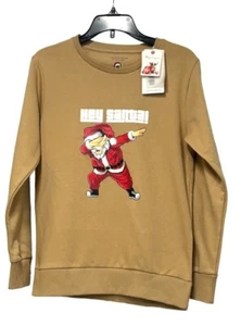 Sudadera para niños Cactus Boys "Hey Santa", caqui, 11/12 - Imagen 1 de 9