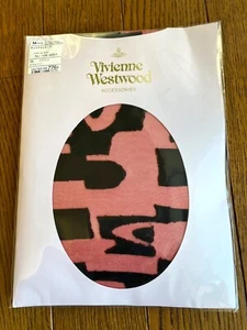 Vivienne Westwood Japan Pantyhose Stocking Tights Size M-L Cut Out Orb Crimson - Picture 1 of 3