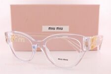 MIU MIU MU01VV 2AZ1O1 Clear 52/21/135mm Authentic Women Eyeglasses