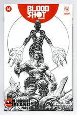 BLOODSHOT REBORN #14 1:50 GIORELLO B&W SKETCH VARIANT VALIANT COMICS VEI NM