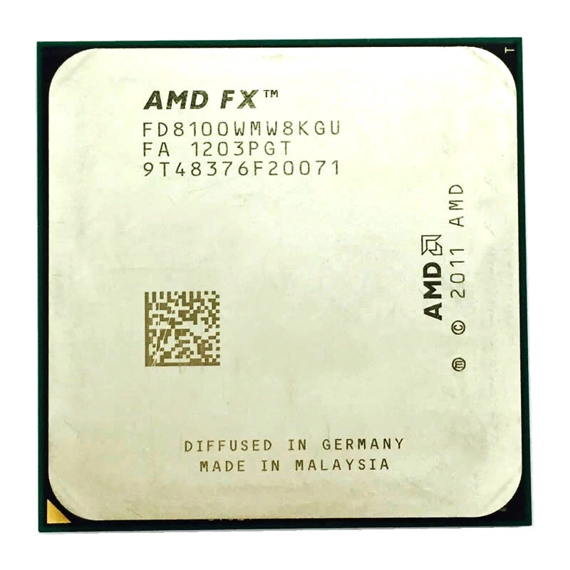 Free shipping AMD FX-8100 CPU 2.8GHz Socket AM3+ (FD8100WMW8KGU) Processor - Image 1 of 1