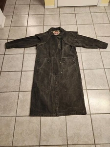 Vintage The Australian Outback Collection Denim Duster Mens XL Jacket Cowboy - Picture 1 of 10