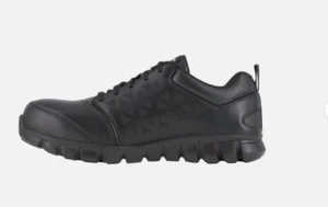 REEBOK SUBLITE CUSHION WOMEN'S ATHLETIC WORK SHOE BLACK SIZE-8W MEN SIZE6W RB04 - Picture 1 of 9