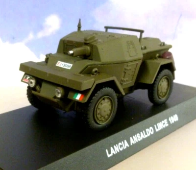 ATLAS 1/43 1949 LANCIA ANSALDO LINCE ARMOURED CAR (DAIMLER DINGO) CARABINIERI - Image 1 of 4