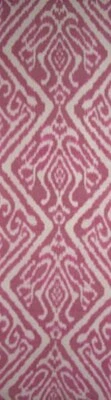 11 Yard HAND MADE UZBEK Natural SILK IKAT ADRAS FABRIC #8937 - Image 1 of 3