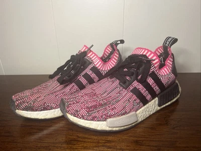 Adidas NMD_R1 PK Primeknit Rosa Negro Glitch BB2363 Mujer 9/Hombre 7.5 Boost Foto 1 de 4