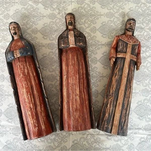 Conjunto de estatuillas Southern Living at Home Santos Wise Men Navidad rústico - Imagen 1 de 6