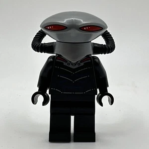 LEGO Black Manta Minifigure Silver Helmet DC Super Heroes Justice League sh160 - Picture 1 of 6
