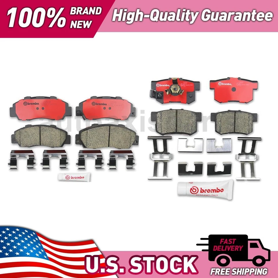 Комплект из 2 передних задних дисковых тормозных колодок Brembo для Acura Legend 1991-1995 годов выпуска - Изображение 1 из 4