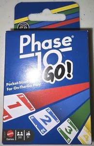 Mattel Kartenformat PHASE 10 GO! kartenspiel. deck mini version NEU. Unterwegs - Bild 1 von 5