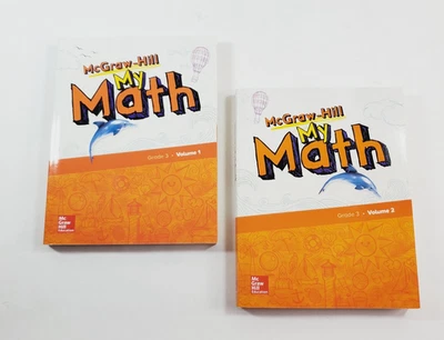 McGraw-Hill My Math Book Grade 3 Volumes 1 and 2 Student Edition Workbooks PB - Image 1 of 4