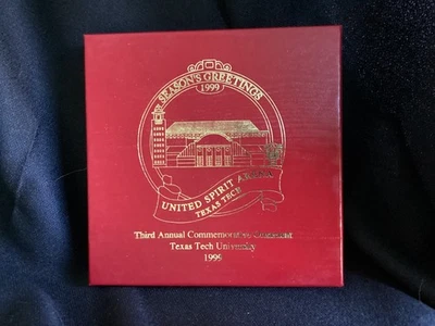 Vintage 1999 Texas Tech Third Annual Commemorative Ornament-United Spirit Arena - Image 1 of 2
