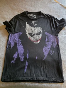 Men French Connection (FCUK) Joker T Shirt Black Size Large Very Rare - Picture 1 of 5