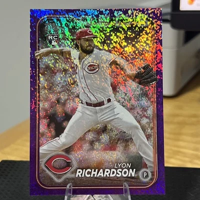 2024 Topps Series 2 Lyon Richardson #517 Rookie Purple Holofoil /799 - Image 1 of 2