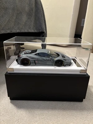 1/18 Ivy Models Ferrari 458 GT LBWK (Fighter Grey) - Image 1 of 4