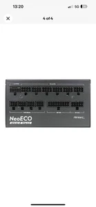 Antec NE1000G M Power Supply PCIe 5.0 Ready Fully Modular, 80+ Gold, Single Rail - Picture 1 of 8
