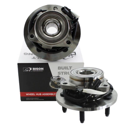 Juego de 2 piezas de conjunto de buje de cojinete de rueda delantera Bison Performance para Ford F-150 4x4 Foto 1 de 4