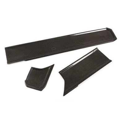 Painel de painel console 3 peças fibra de carbono real 2020-2023 para Land Rover Defender - Imagem 1 de 4