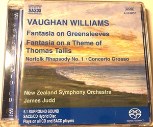 Vaughan Williams Orchestral Favourites Fantasia On Greensleeves etc SACD J Judd - Picture 1 of 6