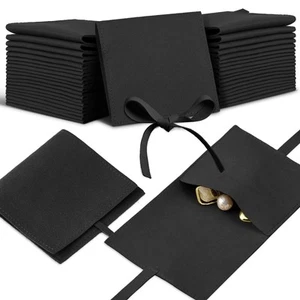 40 Pcs Microfiber Jewelry Pouch 8x8 cm Jewelry Packaging Luxury Small Gift Ba... - Picture 1 of 7